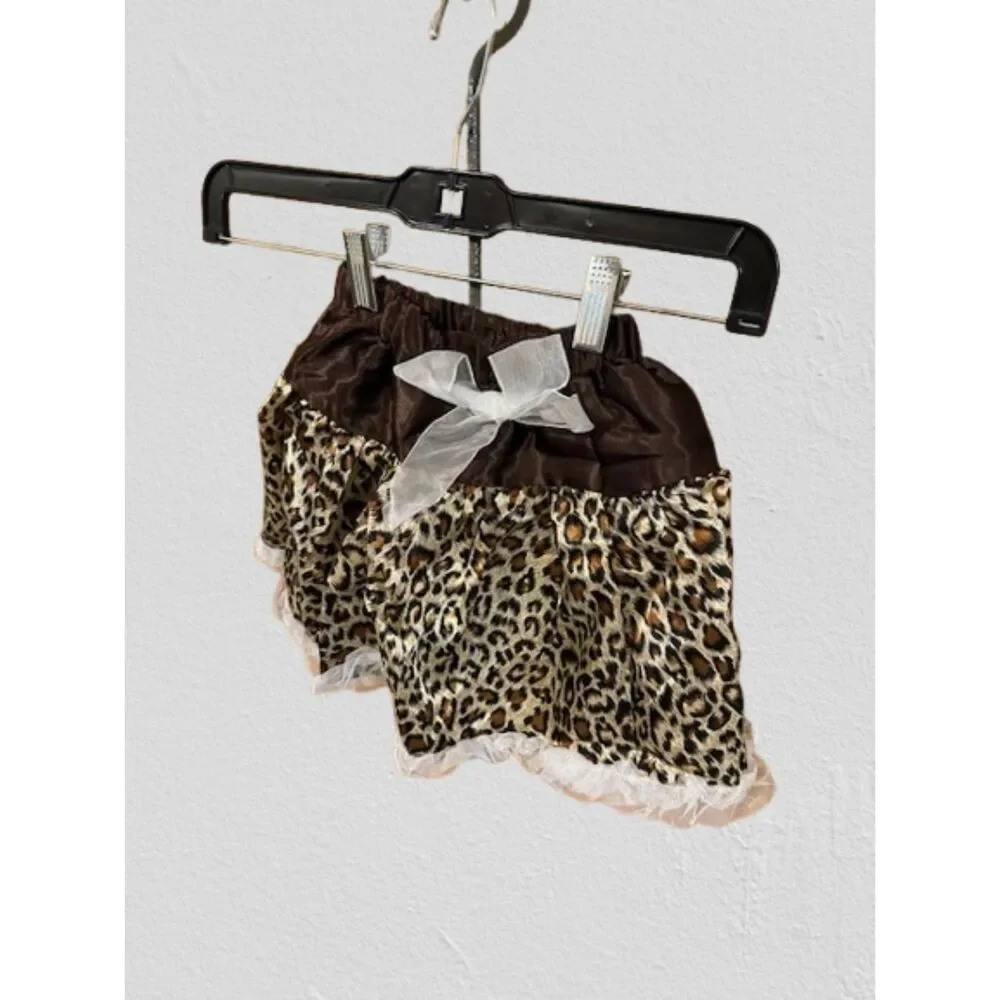 Brown Cheetah 2 pc Petti Outfit  BRCH  (I) NWT Boutique